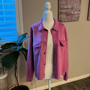 Pink Oversized Jacket